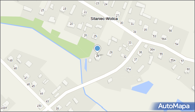 Sitaniec-Wolica, Sitaniec-Wolica, 28, mapa Sitaniec-Wolica