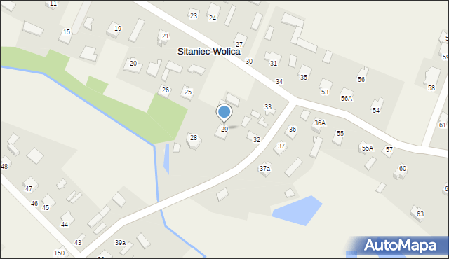 Sitaniec-Wolica, Sitaniec-Wolica, 29, mapa Sitaniec-Wolica