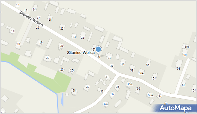 Sitaniec-Wolica, Sitaniec-Wolica, 30, mapa Sitaniec-Wolica