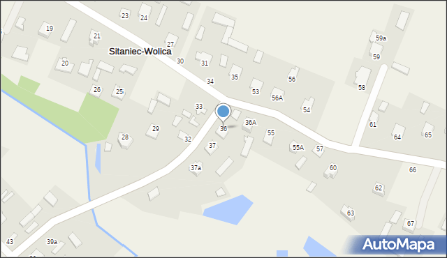 Sitaniec-Wolica, Sitaniec-Wolica, 36, mapa Sitaniec-Wolica