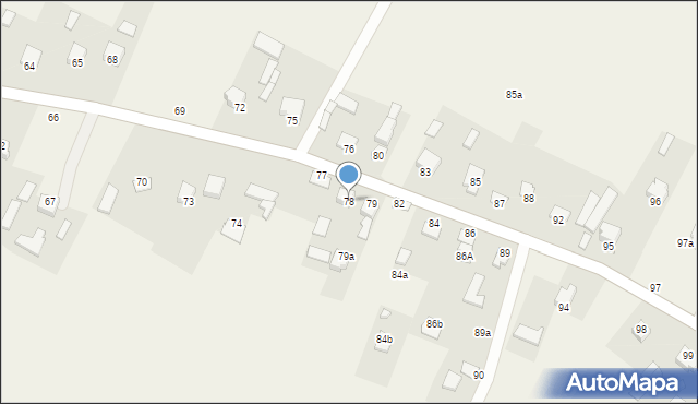 Sitaniec-Wolica, Sitaniec-Wolica, 78, mapa Sitaniec-Wolica