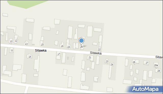 Sitawka, Sitawka, 20, mapa Sitawka