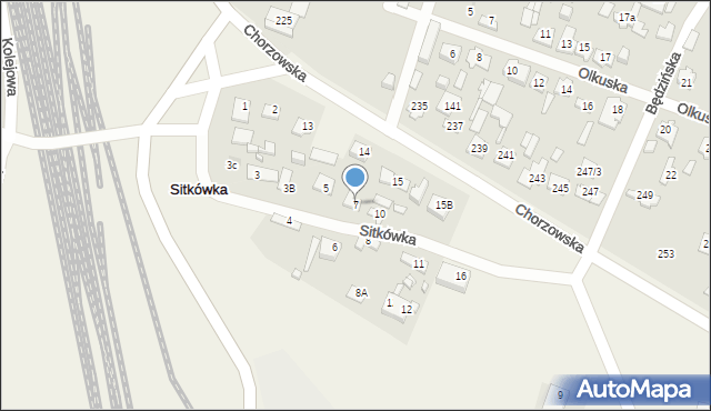 Sitkówka, Sitkówka, 7, mapa Sitkówka