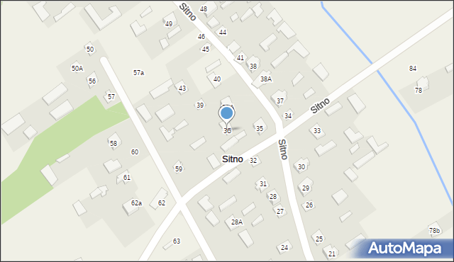 Sitno, Sitno, 36, mapa Sitno