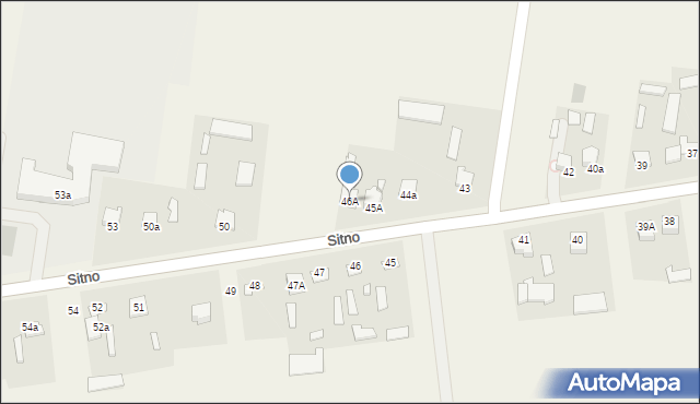 Sitno, Sitno, 46A, mapa Sitno