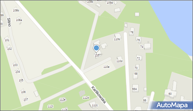 Sitno, Sitno, 110, mapa Sitno