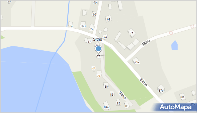 Sitno, Sitno, 77, mapa Sitno