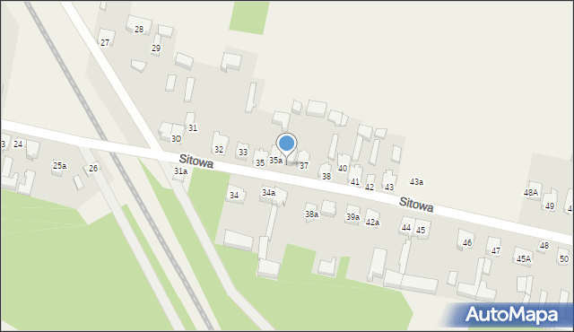 Sitowa, Sitowa, 36B, mapa Sitowa