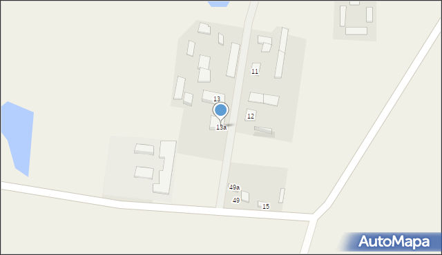 Sitowiec, Sitowiec, 13a, mapa Sitowiec