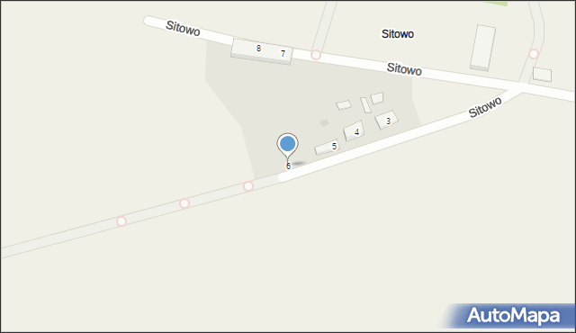 Sitowo, Sitowo, 6, mapa Sitowo