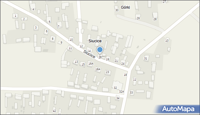 Siucice, Siucice, 16, mapa Siucice