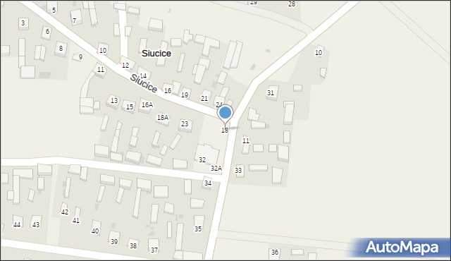 Siucice, Siucice, 18, mapa Siucice