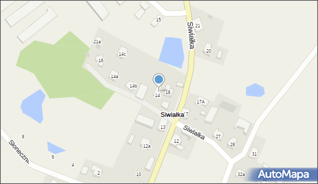 Siwiałka, Siwiałka, 15a, mapa Siwiałka