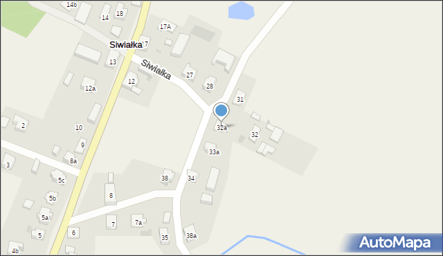 Siwiałka, Siwiałka, 32a, mapa Siwiałka