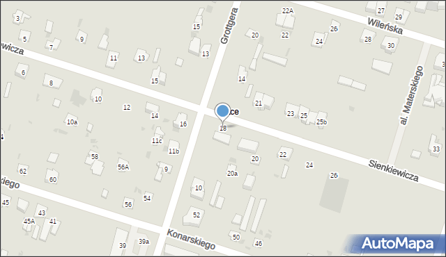 Skarżysko-Kamienna, Sienkiewicza Henryka, 18, mapa Skarżysko-Kamienna