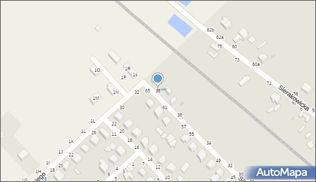 Skierniewice, Sikorskiego Władysława, gen., 38, mapa Skierniewic