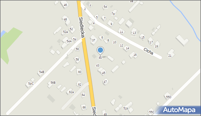 Sokołów Podlaski, Siedlecka, 41, mapa Sokołów Podlaski