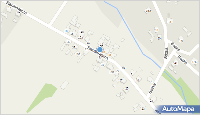 Staniszcze Wielkie, Sienkiewicza Henryka, 33, mapa Staniszcze Wielkie