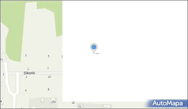 Stara Wieś, Sikorki, 21, mapa Stara Wieś