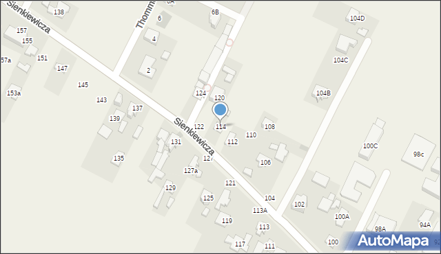 Stare Babice, Sienkiewicza Henryka, 114, mapa Stare Babice