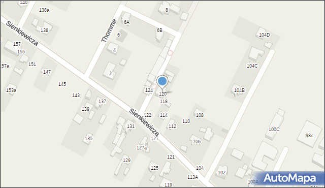 Stare Babice, Sienkiewicza Henryka, 120, mapa Stare Babice
