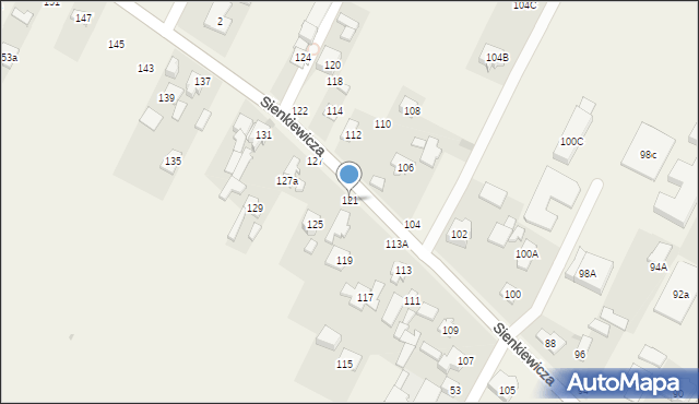 Stare Babice, Sienkiewicza Henryka, 121, mapa Stare Babice