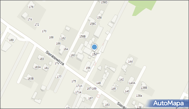 Stare Babice, Sienkiewicza Henryka, 154, mapa Stare Babice