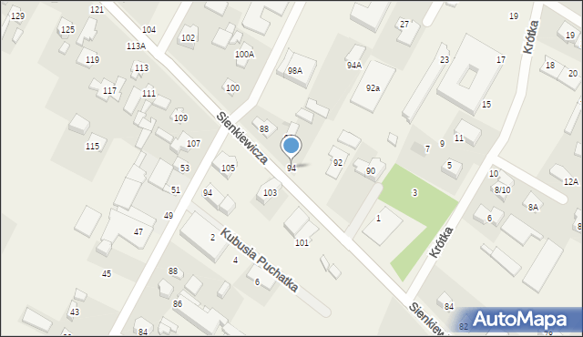 Stare Babice, Sienkiewicza Henryka, 94, mapa Stare Babice