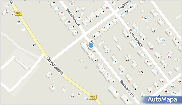 Staszów, Sienkiewicza Henryka, 31, mapa Staszów