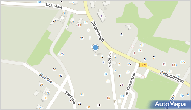 Stoczek Łukowski, Sikorskiego Władysława, gen., 3, mapa Stoczek Łukowski