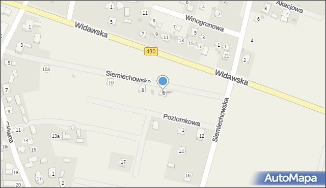 Strumiany, Siemiechowska, 6, mapa Strumiany