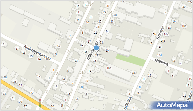 Strzałkowo, Sikorskiego Władysława, gen., 18, mapa Strzałkowo