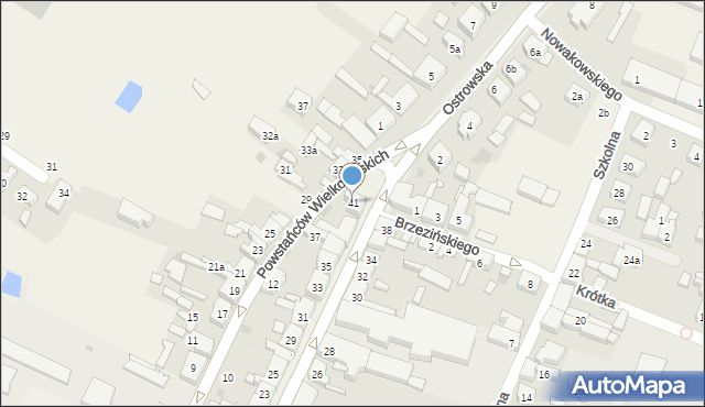 Strzałkowo, Sikorskiego Władysława, gen., 41, mapa Strzałkowo