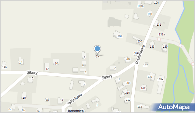 Sułkowice, Sikory Stanisława, ks., 2a, mapa Sułkowice