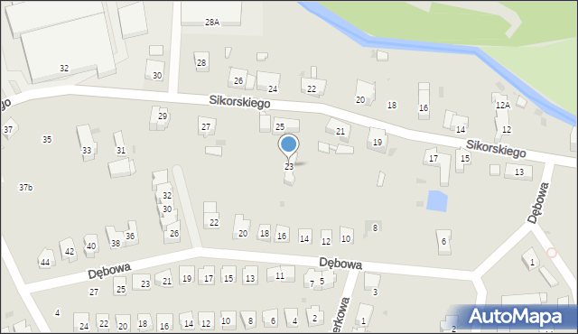 Świebodzice, Sikorskiego Władysława, gen., 23, mapa Świebodzice