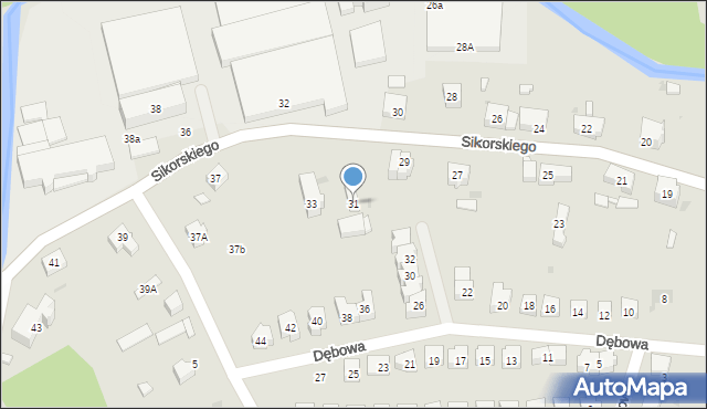 Świebodzice, Sikorskiego Władysława, gen., 31, mapa Świebodzice