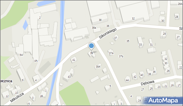 Świebodzice, Sikorskiego Władysława, gen., 39, mapa Świebodzice