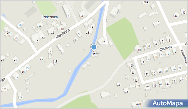 Świebodzice, Sikorskiego Władysława, gen., 45, mapa Świebodzice