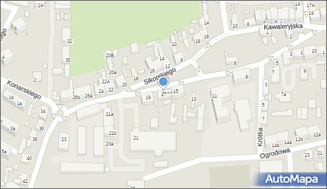 Świebodzin, Sikorskiego Władysława, gen., 17, mapa Świebodzin