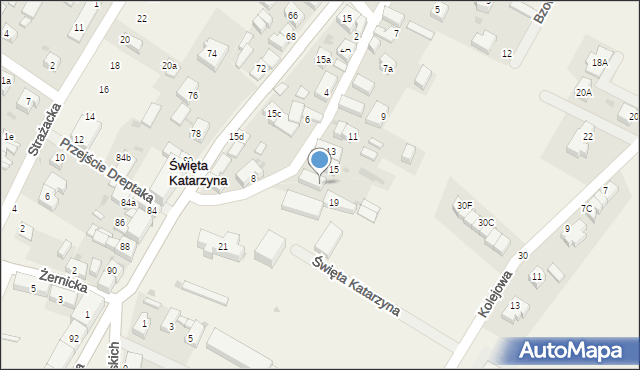 Święta Katarzyna, Sienkiewicza Henryka, 17, mapa Święta Katarzyna