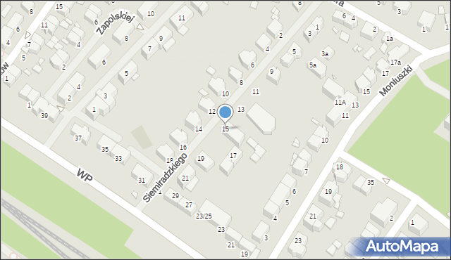 Świnoujście, Siemiradzkiego Henryka, 15, mapa Świnoujście