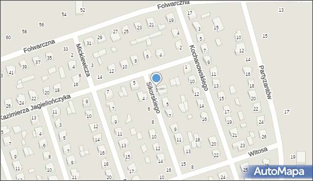 Szydłowiec, Sikorskiego Władysława, gen., 3, mapa Szydłowiec