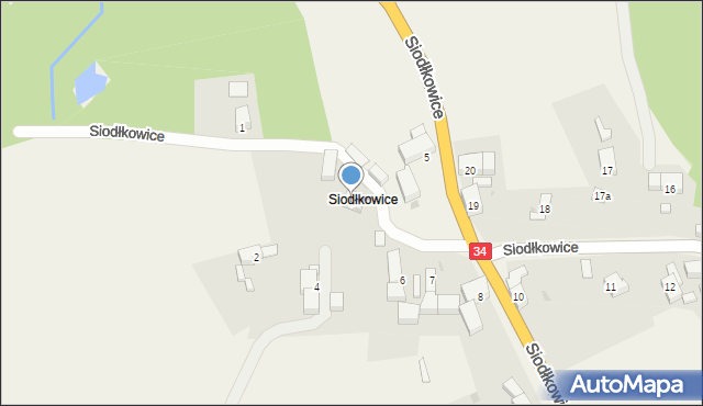 Szymanów, Siodłkowice, 3, mapa Szymanów