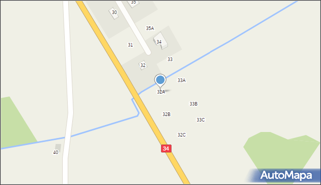 Szymanów, Siodłkowice, 32A, mapa Szymanów