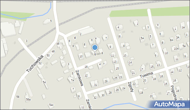 Tarnów, Simchego Zdzisława, 6, mapa Tarnów