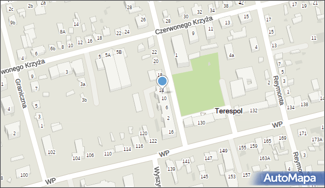 Terespol, Sienkiewicza Henryka, 12, mapa Terespol