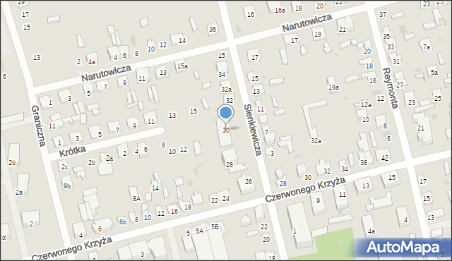 Terespol, Sienkiewicza Henryka, 30, mapa Terespol