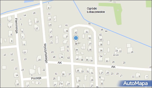 Terespol, Sikorskiego Władysława, gen., 38, mapa Terespol