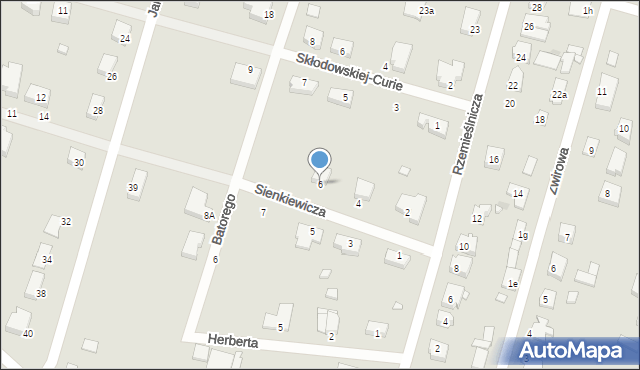 Trzcianka, Sienkiewicza Henryka, 6, mapa Trzcianka