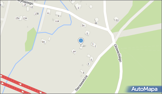 Trzebinia, Sienkiewicza Henryka, 2, mapa Trzebinia